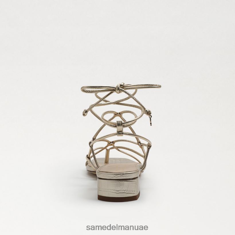 جلد أوراق الذهب أحذية Sam Edelman نحيف صندل دافي 246L6T421