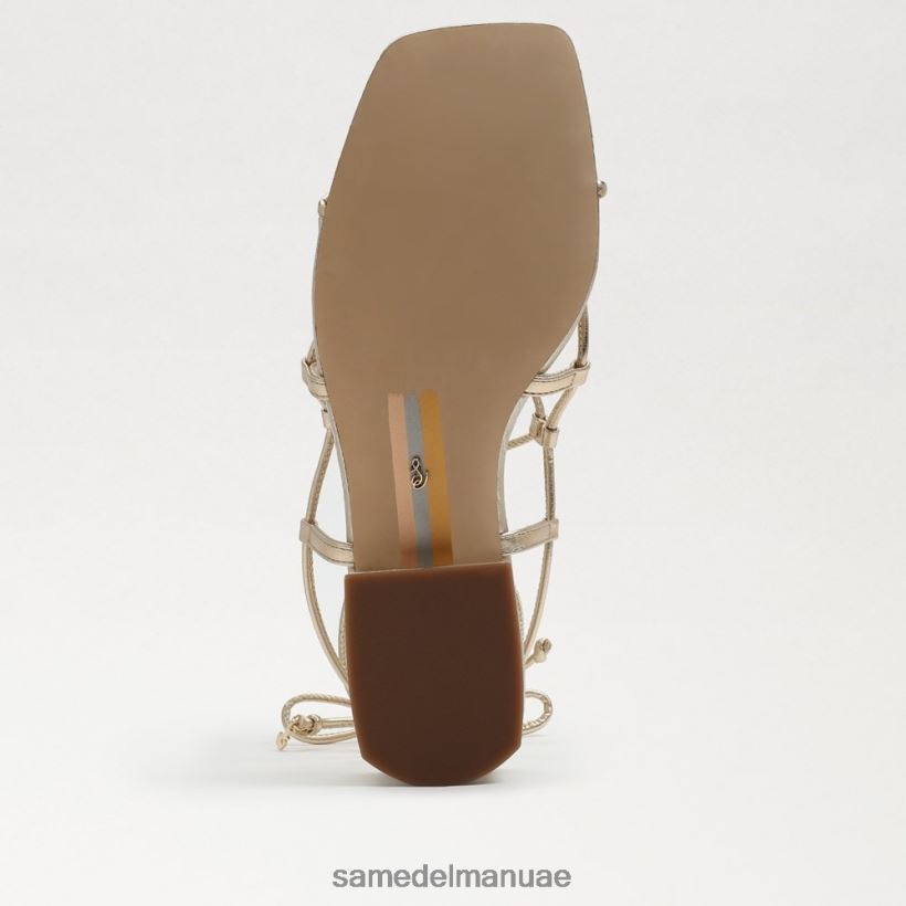 جلد أوراق الذهب أحذية Sam Edelman نحيف صندل دافي 246L6T421