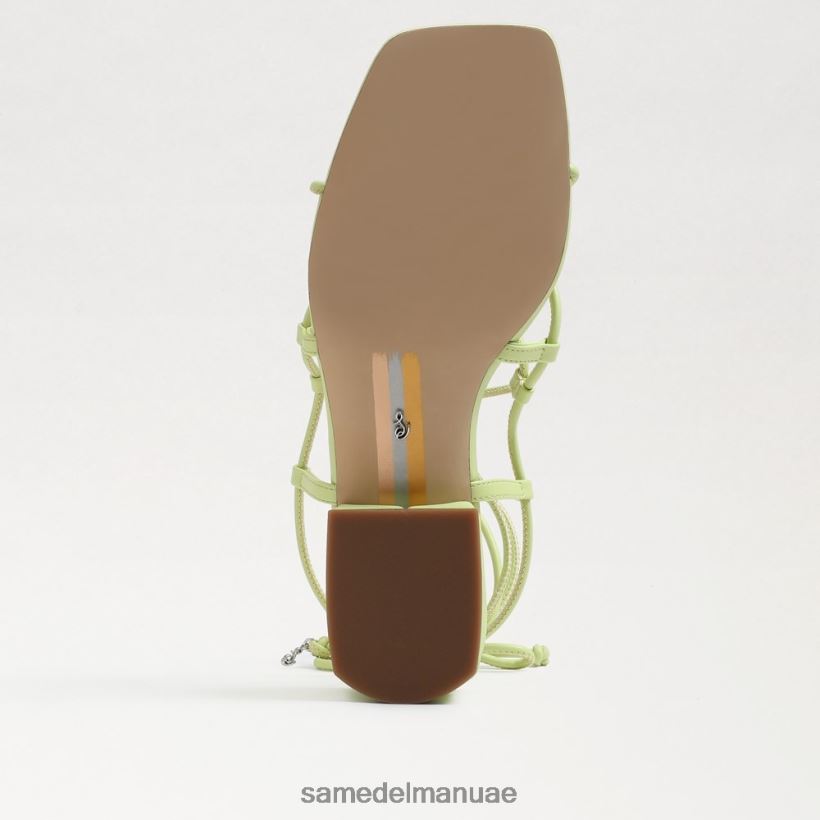 جلد الكيوي أحذية Sam Edelman نحيف صندل دافي 246L6T423