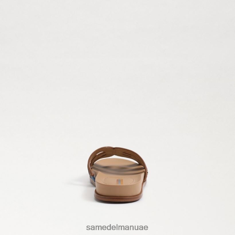 النيلي المغسول أحذية Sam Edelman نحيف صندل متعدد الشرائح من نيتي 246L6T425