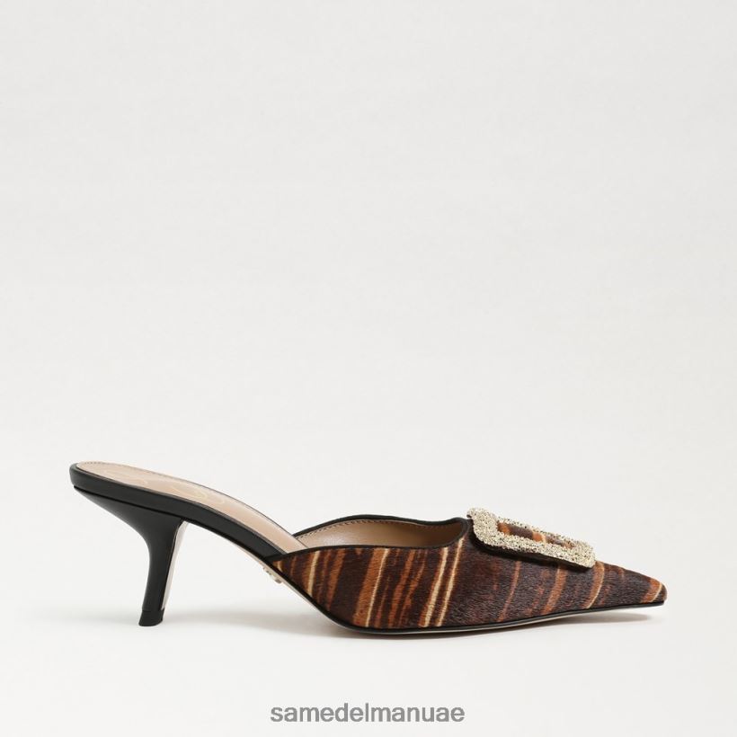 بني متعدد أحذية Sam Edelman نحيف بغل بكعب قطة بريت 246L6T430
