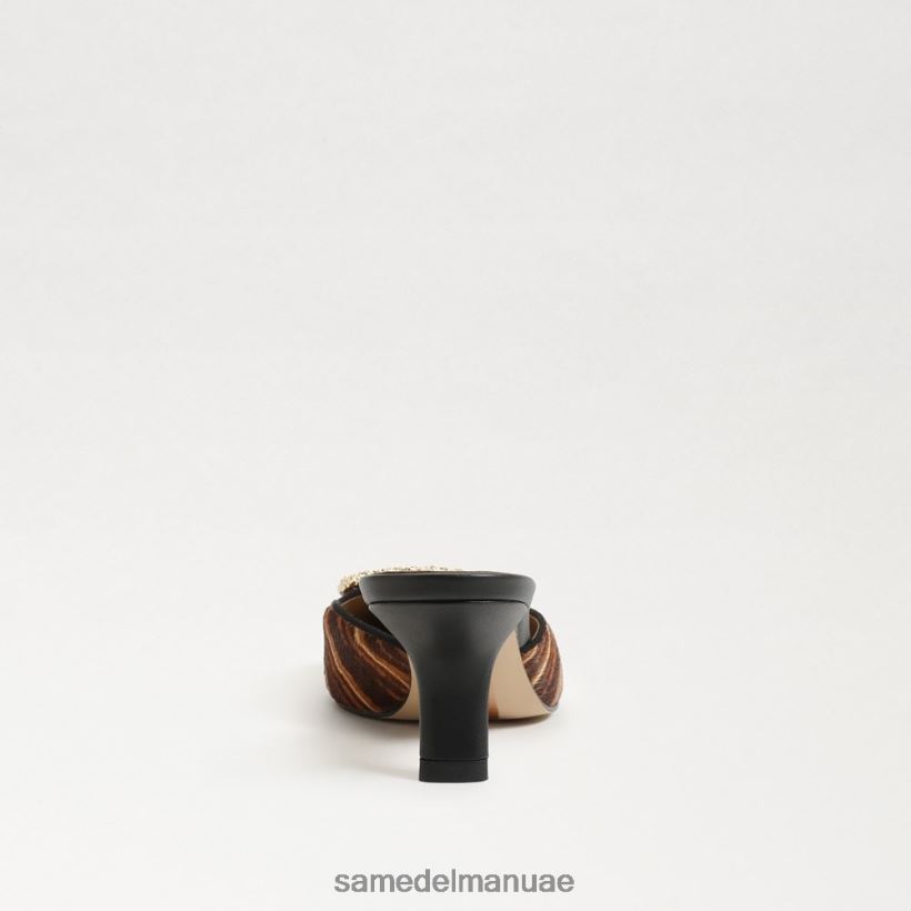 بني متعدد أحذية Sam Edelman نحيف بغل بكعب قطة بريت 246L6T430