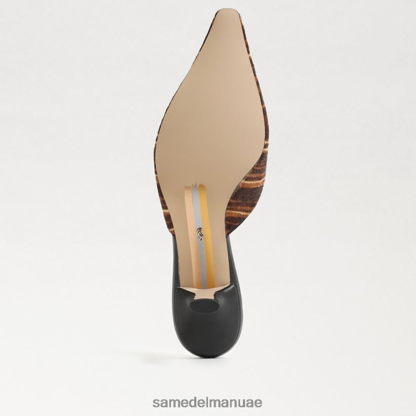 بني متعدد أحذية Sam Edelman نحيف بغل بكعب قطة بريت 246L6T430