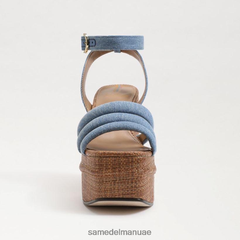 مونتروز الأزرق أحذية Sam Edelman نحيف صندل بكعب منصة تيبي 246L6T437