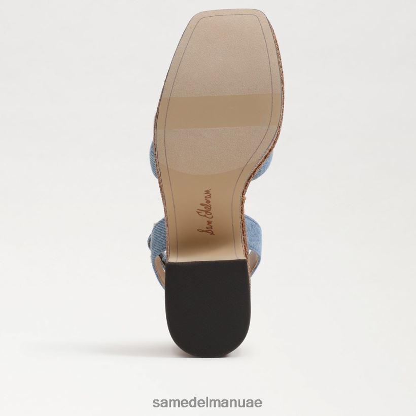 مونتروز الأزرق أحذية Sam Edelman نحيف صندل بكعب منصة تيبي 246L6T437