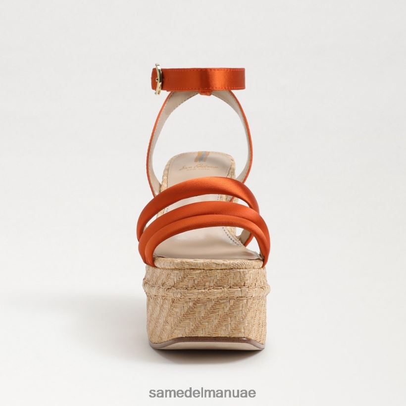 برتقال كالي أحذية Sam Edelman نحيف صندل بكعب منصة تيبي 246L6T439