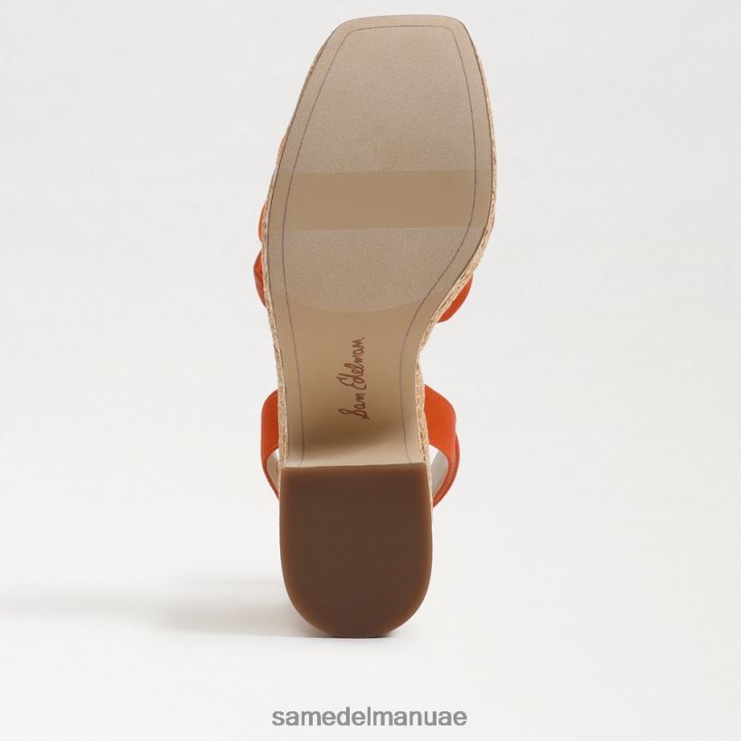 برتقال كالي أحذية Sam Edelman نحيف صندل بكعب منصة تيبي 246L6T439