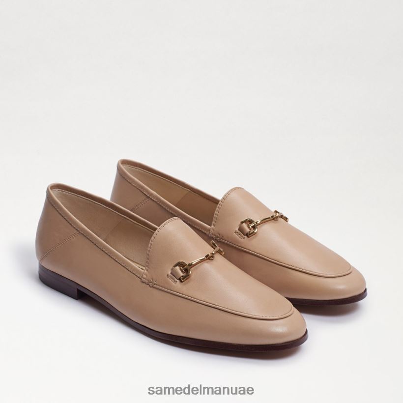 جلد بيج ناعم أحذية Sam Edelman نحيف لورين بت متعطل 246L6T44