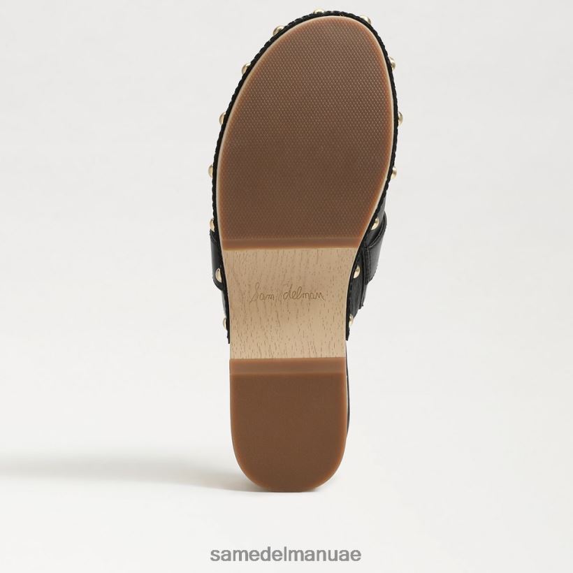 جلد أسود أحذية Sam Edelman نحيف كاي تسد 246L6T442