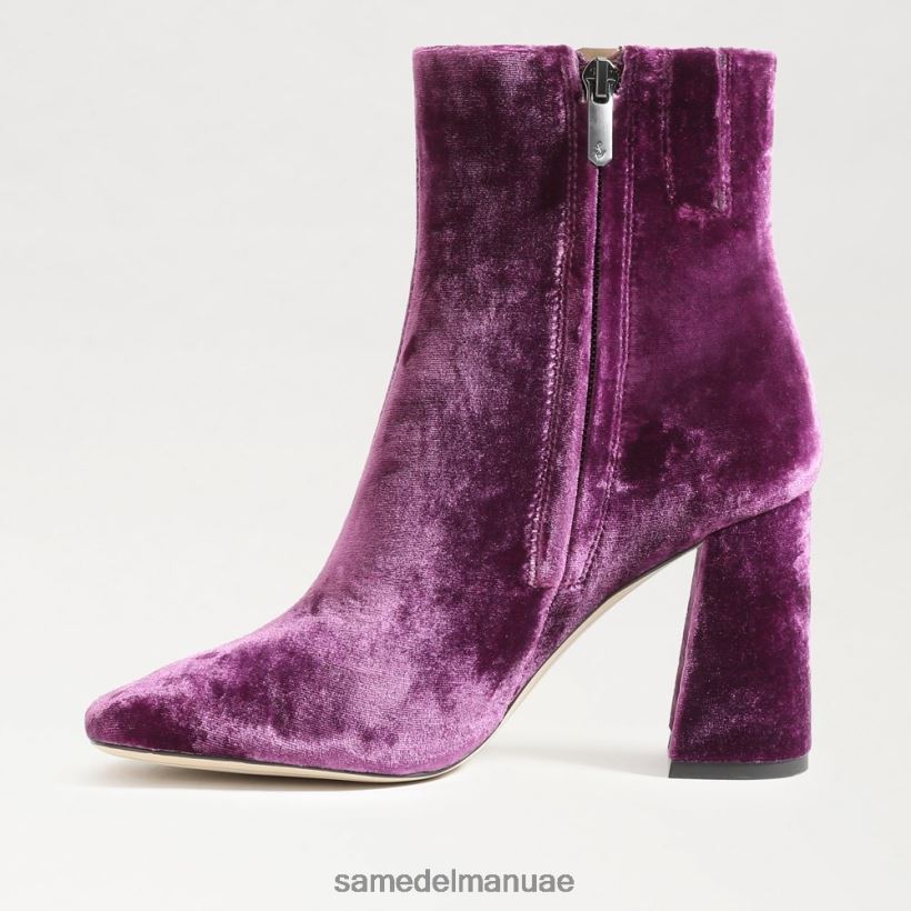 مخمل الأوركيد العميق أحذية Sam Edelman نحيف حذاء كودي للكاحل 246L6T448