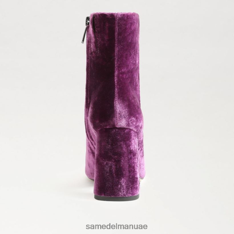 مخمل الأوركيد العميق أحذية Sam Edelman نحيف حذاء كودي للكاحل 246L6T448