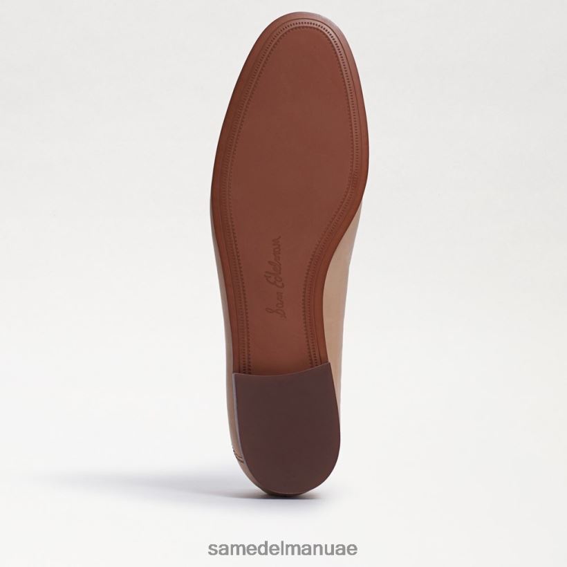 جلد بيج ناعم أحذية Sam Edelman نحيف لورين بت متعطل 246L6T44