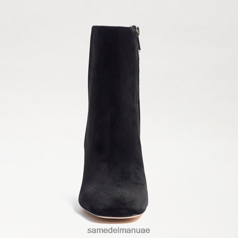 جلد الغزال الأسود أحذية Sam Edelman نحيف حذاء كودي للكاحل 246L6T451