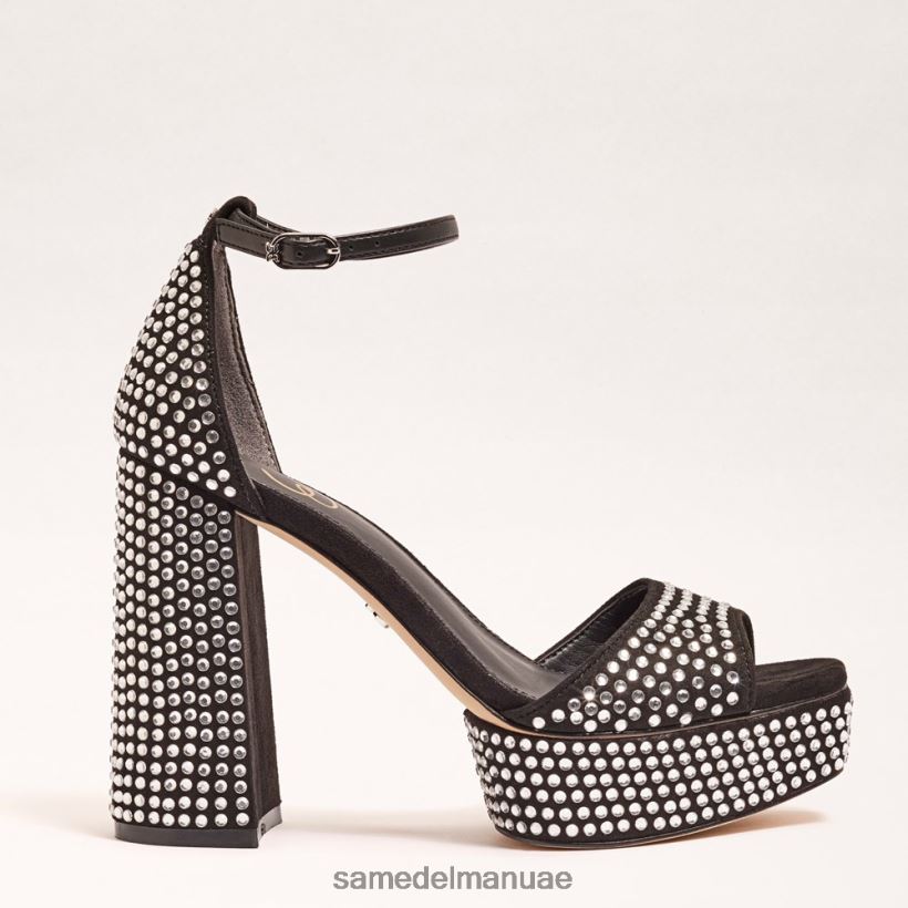 أسود أحذية Sam Edelman نحيف كعب منصة نيلي جليتز 246L6T453