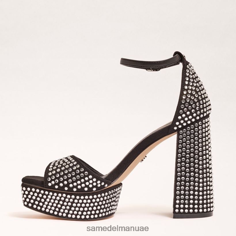 أسود أحذية Sam Edelman نحيف كعب منصة نيلي جليتز 246L6T453