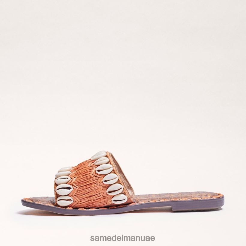 كونياك متعدد أحذية Sam Edelman نحيف صندل منزلق مطرز بالخرز 246L6T454