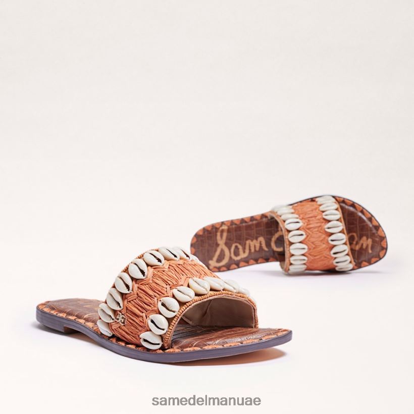 كونياك متعدد أحذية Sam Edelman نحيف صندل منزلق مطرز بالخرز 246L6T454