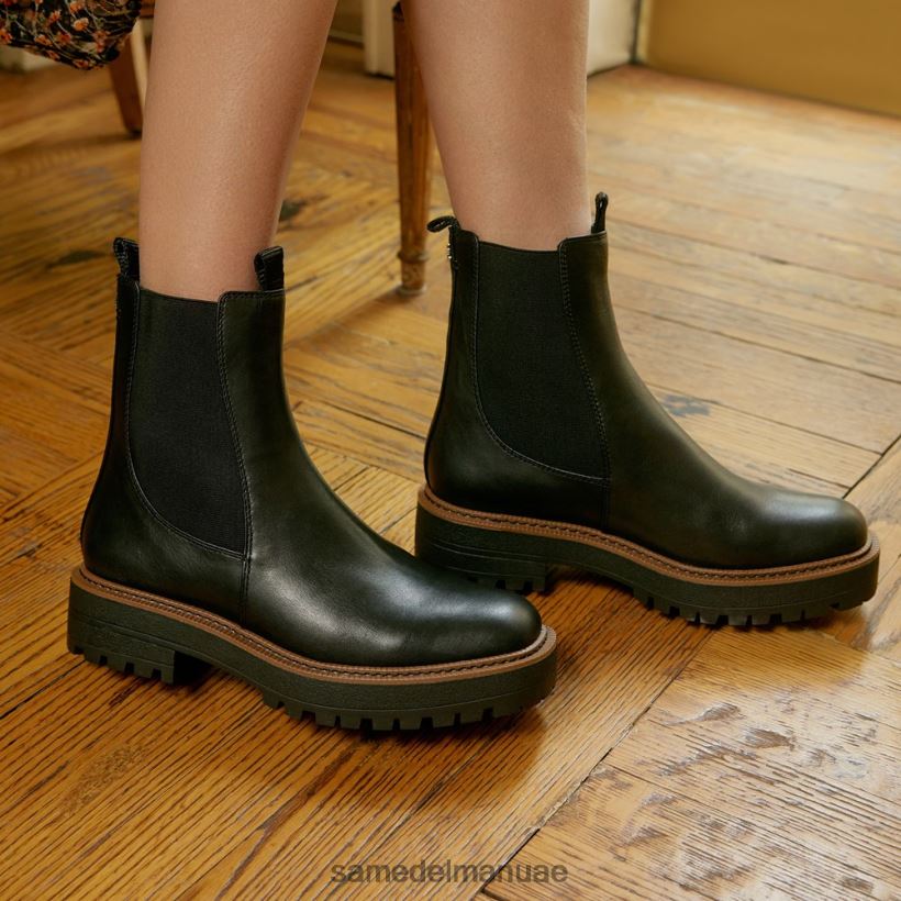 جلد أسود أحذية Sam Edelman نحيف حذاء لاجونا تشيلسي 246L6T459