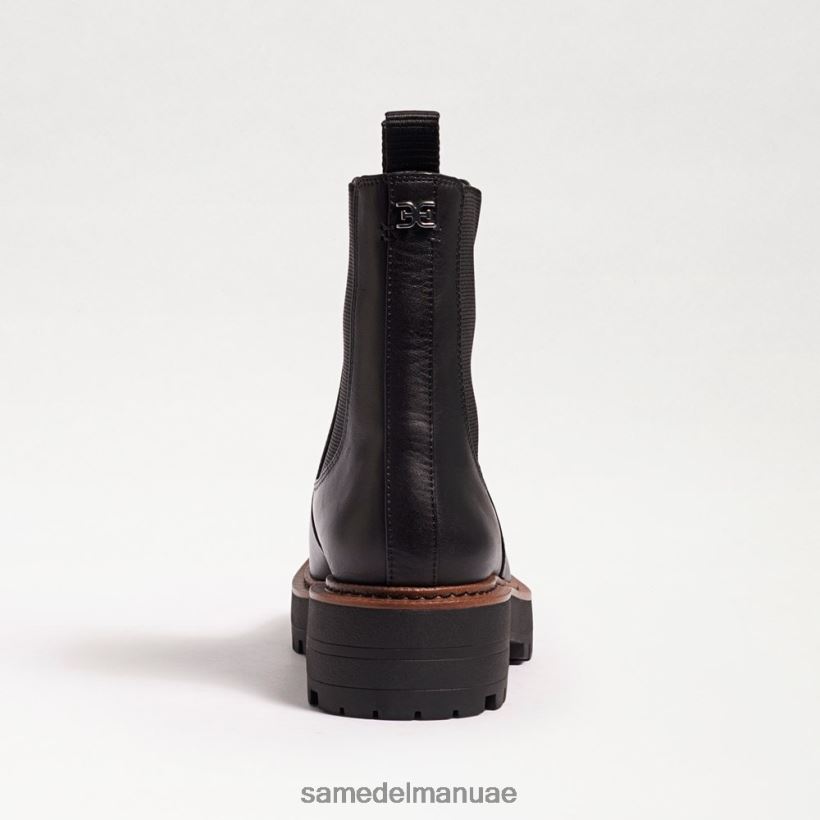جلد أسود أحذية Sam Edelman نحيف حذاء لاجونا تشيلسي 246L6T459