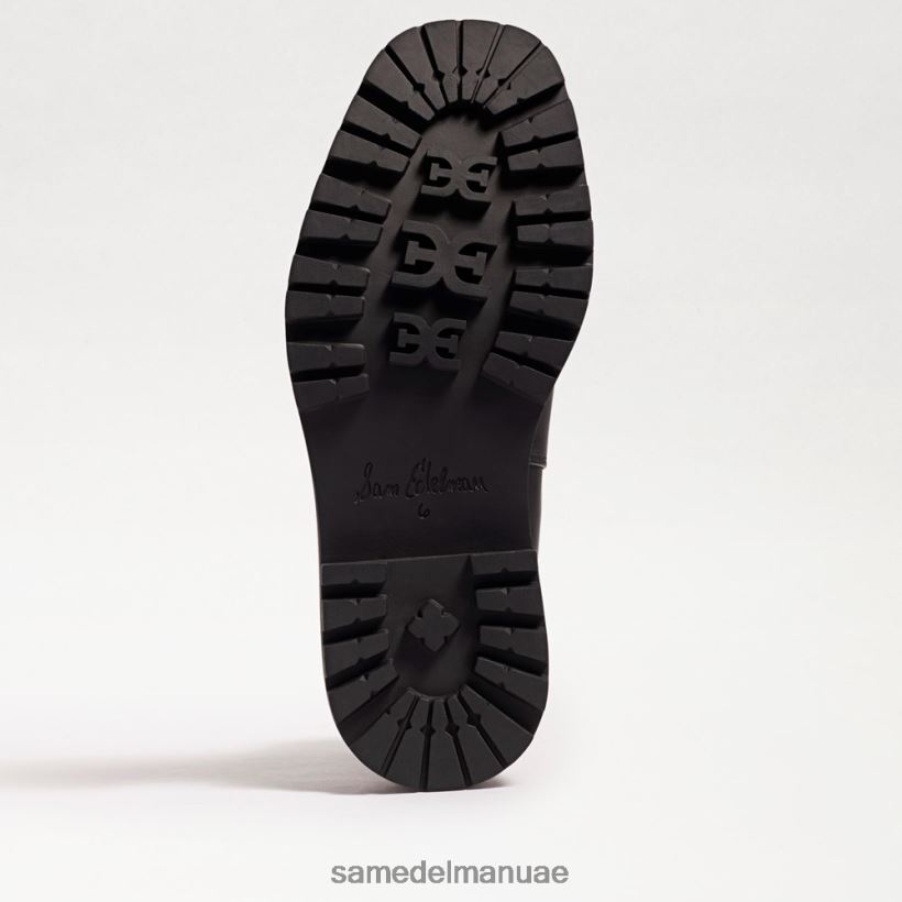 جلد أسود أحذية Sam Edelman نحيف حذاء لاجونا تشيلسي 246L6T459
