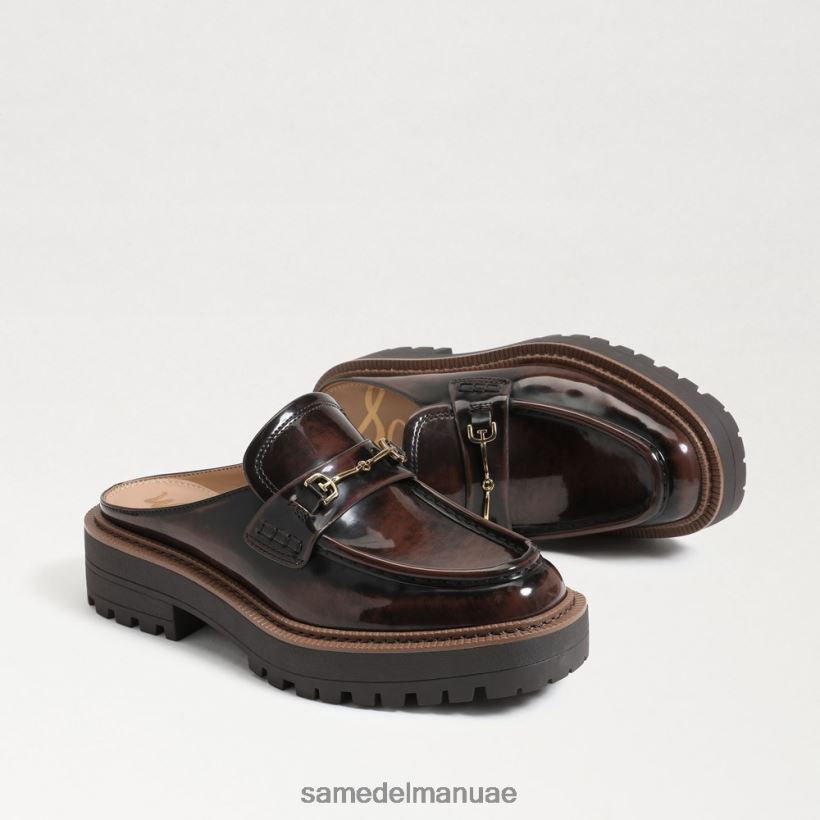كستناء أحذية Sam Edelman نحيف نعل لينون العروة 246L6T464