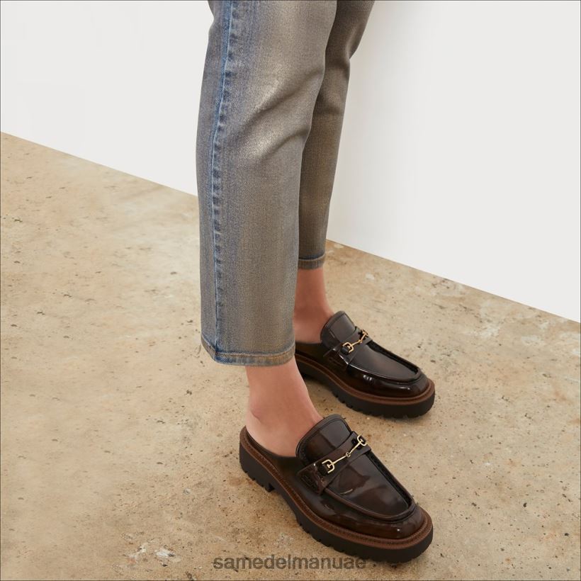 كستناء أحذية Sam Edelman نحيف نعل لينون العروة 246L6T464