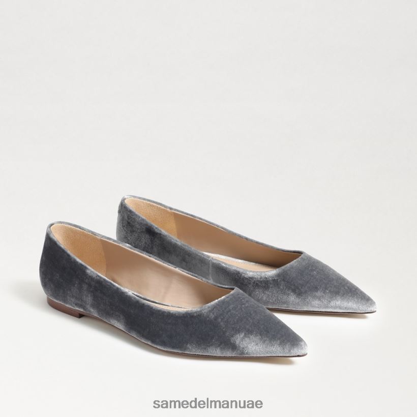 سموكي المخملية الزرقاء أحذية Sam Edelman نحيف واندا مدببة عند أصابع القدم 246L6T474