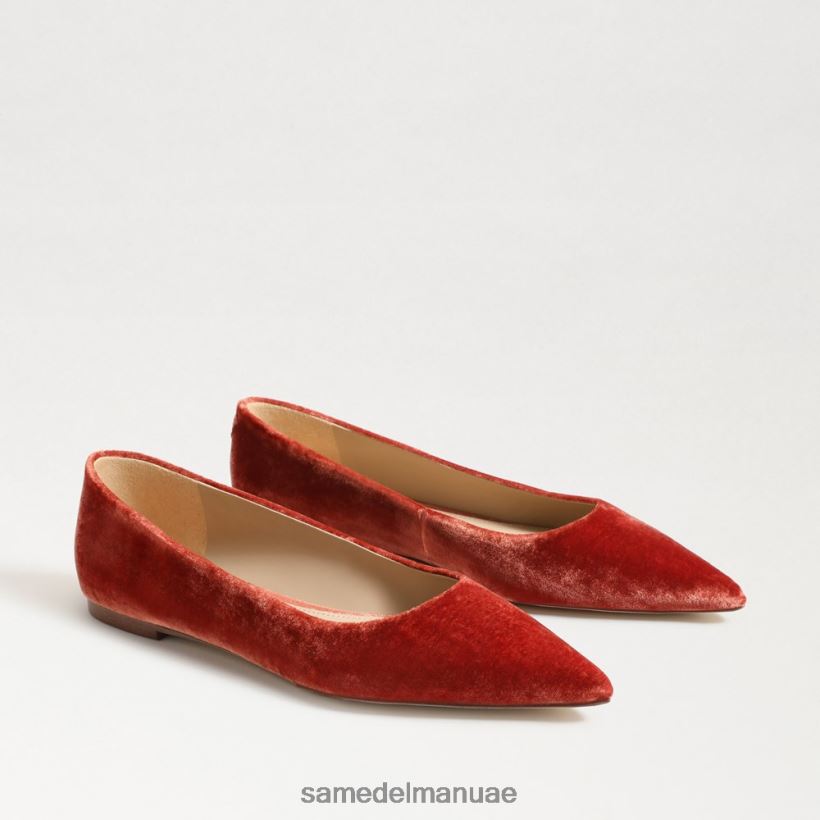 كانيون برتقالي مخملي أحذية Sam Edelman نحيف واندا مدببة عند أصابع القدم 246L6T475