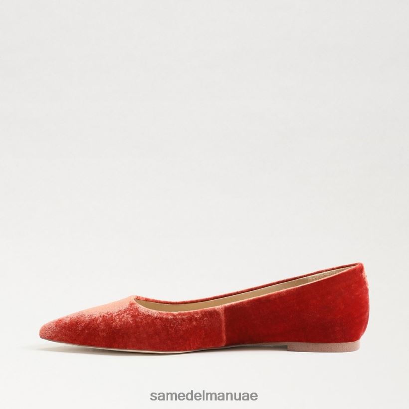 كانيون برتقالي مخملي أحذية Sam Edelman نحيف واندا مدببة عند أصابع القدم 246L6T475