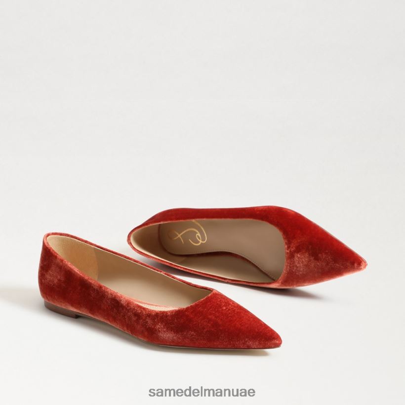 كانيون برتقالي مخملي أحذية Sam Edelman نحيف واندا مدببة عند أصابع القدم 246L6T475