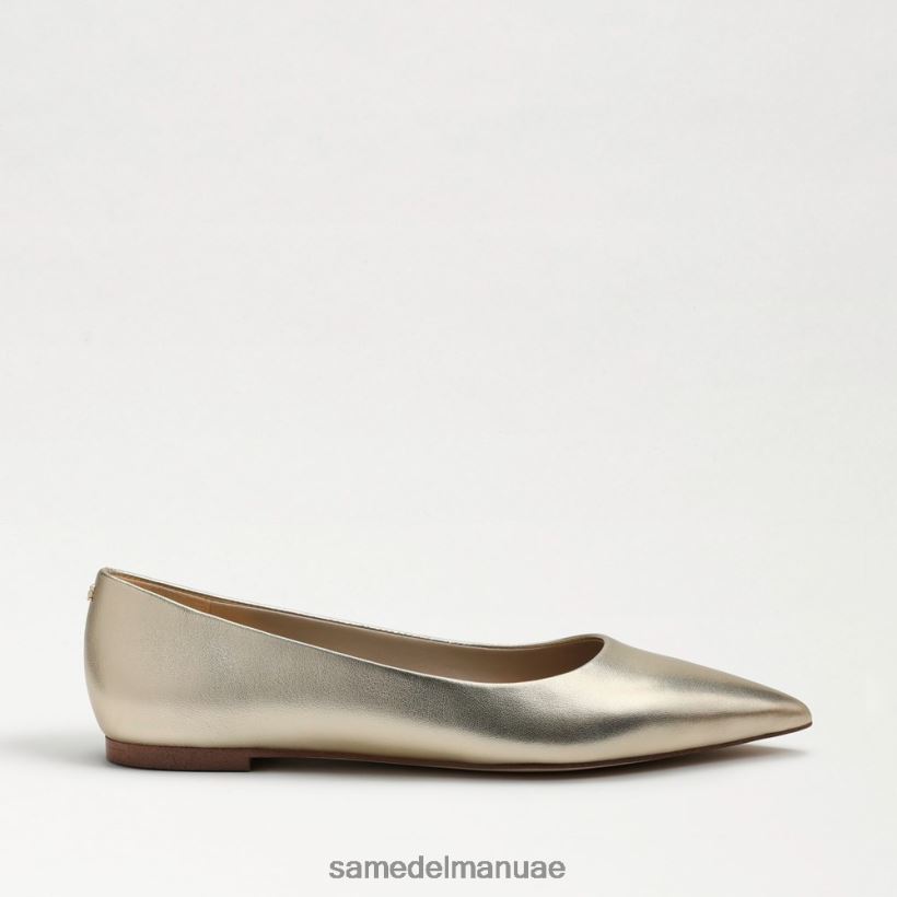 جلد الذهب المنصهر أحذية Sam Edelman نحيف واندا مدببة عند أصابع القدم 246L6T481