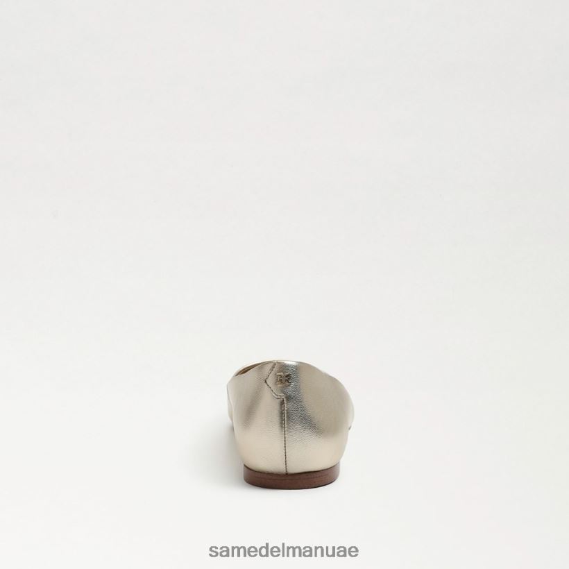 جلد الذهب المنصهر أحذية Sam Edelman نحيف واندا مدببة عند أصابع القدم 246L6T481