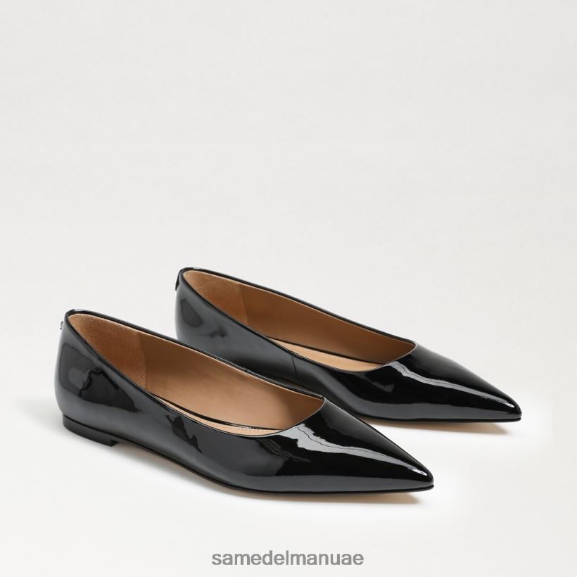 أسود براءة اختراع أحذية Sam Edelman نحيف واندا مدببة عند أصابع القدم 246L6T483