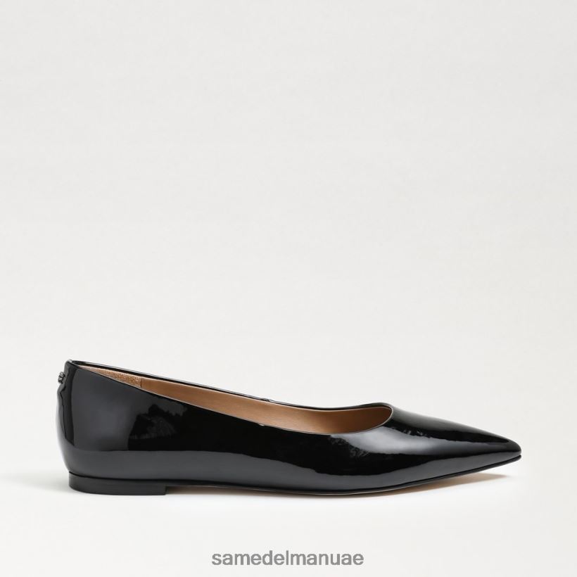 أسود براءة اختراع أحذية Sam Edelman نحيف واندا مدببة عند أصابع القدم 246L6T483