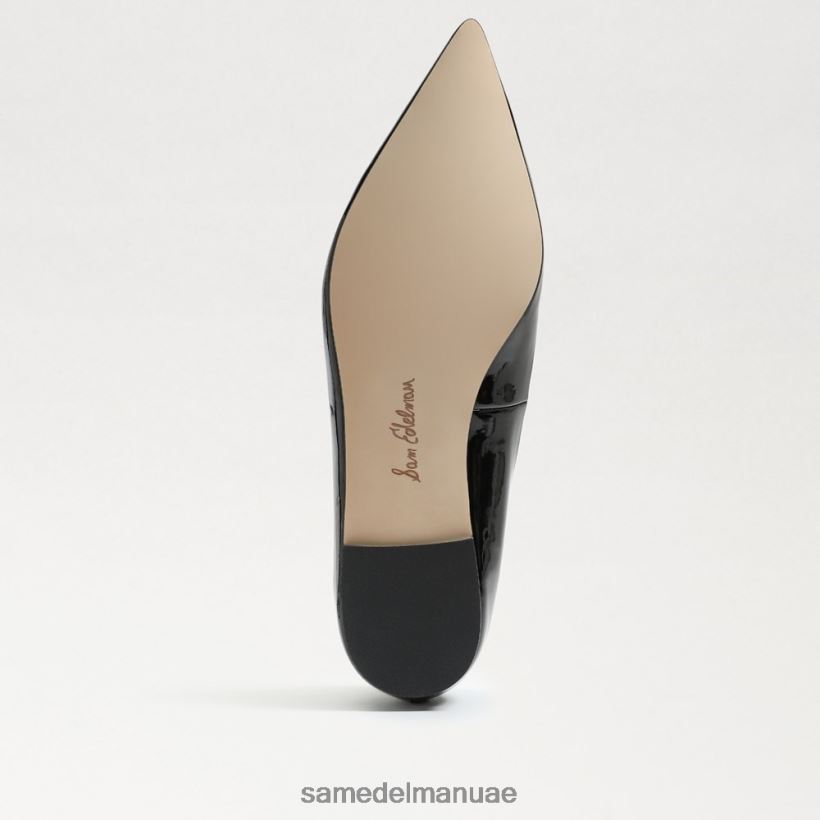 أسود براءة اختراع أحذية Sam Edelman نحيف واندا مدببة عند أصابع القدم 246L6T483
