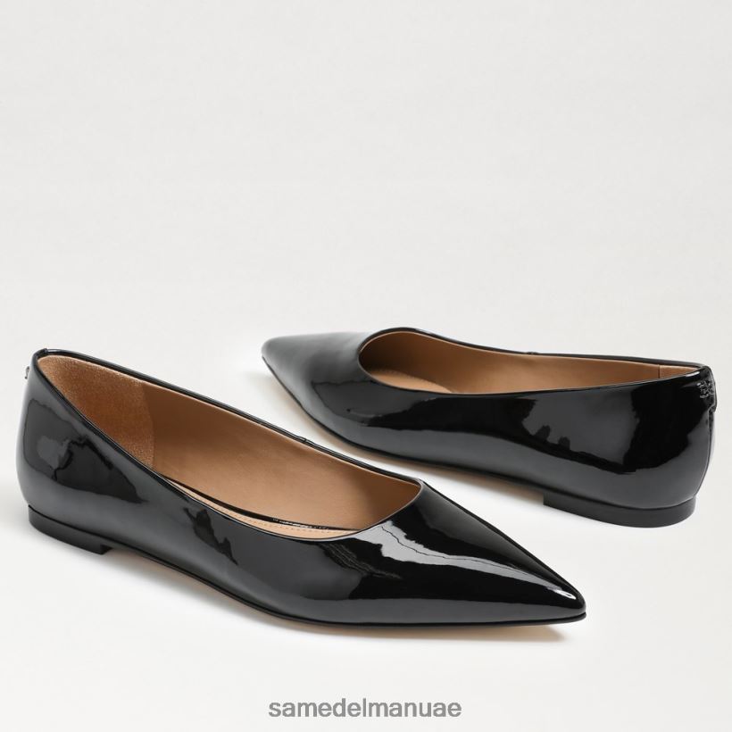 أسود براءة اختراع أحذية Sam Edelman نحيف واندا مدببة عند أصابع القدم 246L6T483