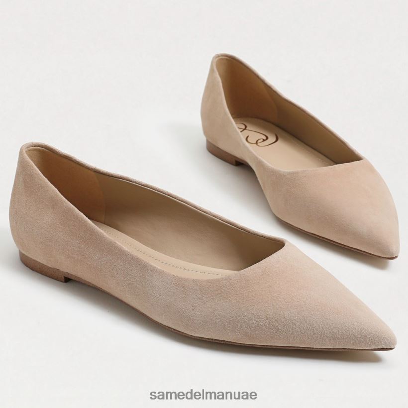 جلد الغزال كابتشينو أحذية Sam Edelman نحيف واندا مدببة عند أصابع القدم 246L6T485