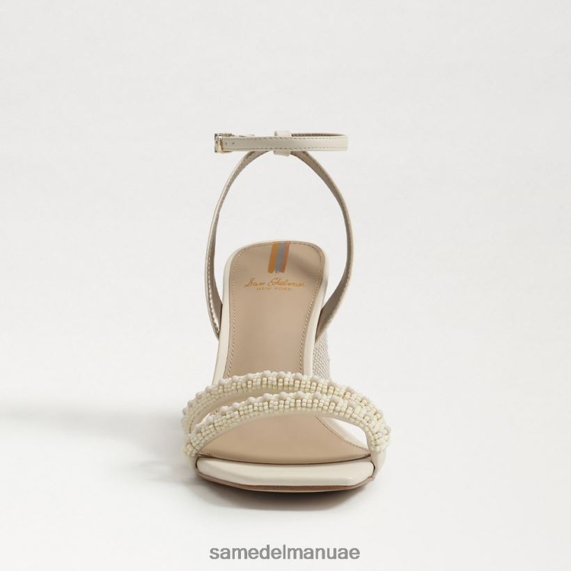العاج الحديث أحذية Sam Edelman نحيف صندل بكعب عريض من الخرز من كيا 246L6T488