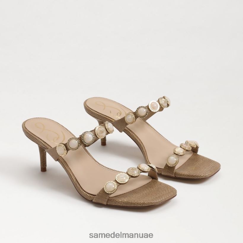 كريم تشاي أحذية Sam Edelman نحيف بالما هريرة كعب بغل 246L6T492
