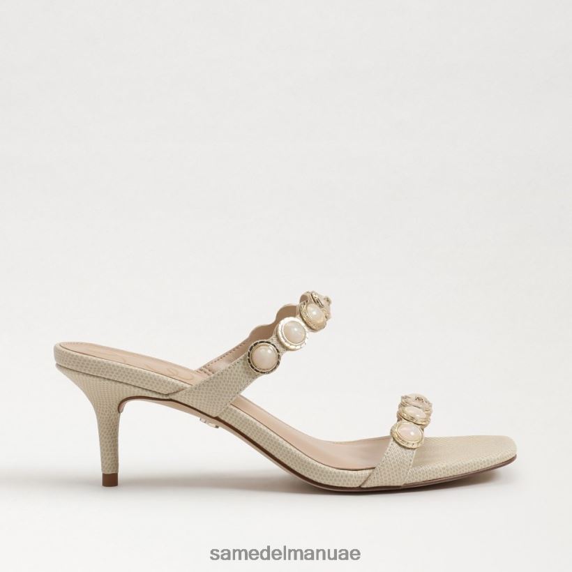كريم الموز أحذية Sam Edelman نحيف بالما هريرة كعب بغل 246L6T493