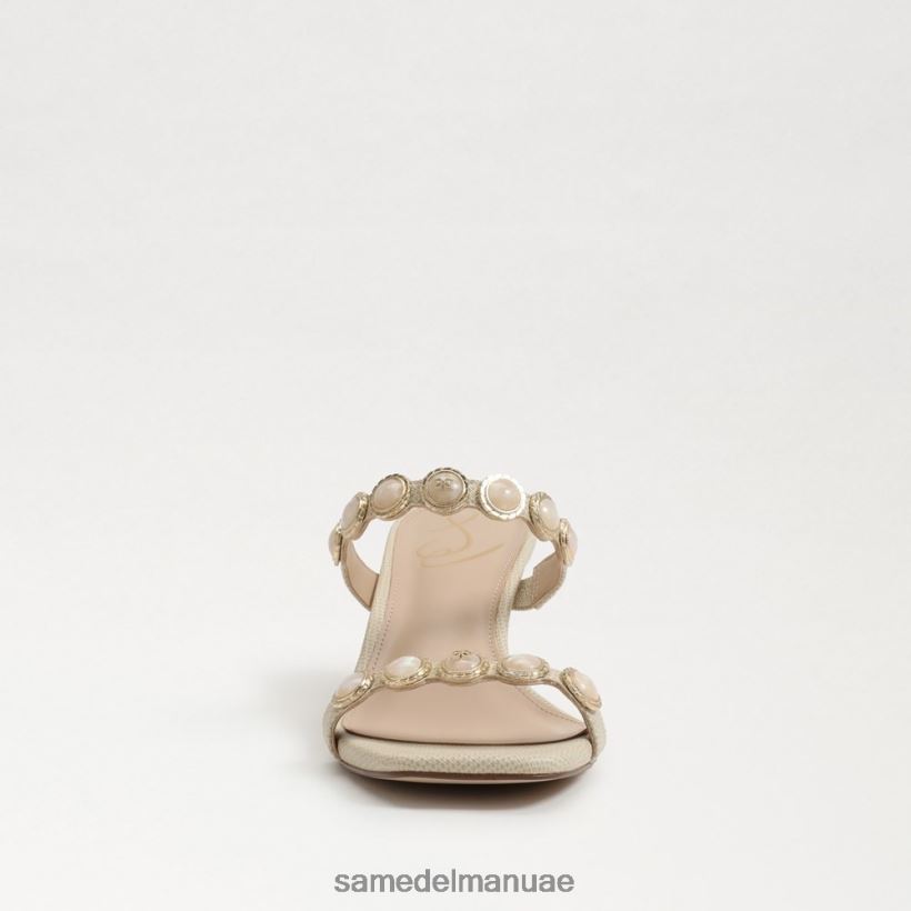 كريم الموز أحذية Sam Edelman نحيف بالما هريرة كعب بغل 246L6T493