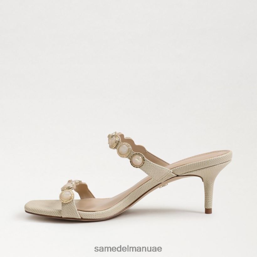 كريم الموز أحذية Sam Edelman نحيف بالما هريرة كعب بغل 246L6T493