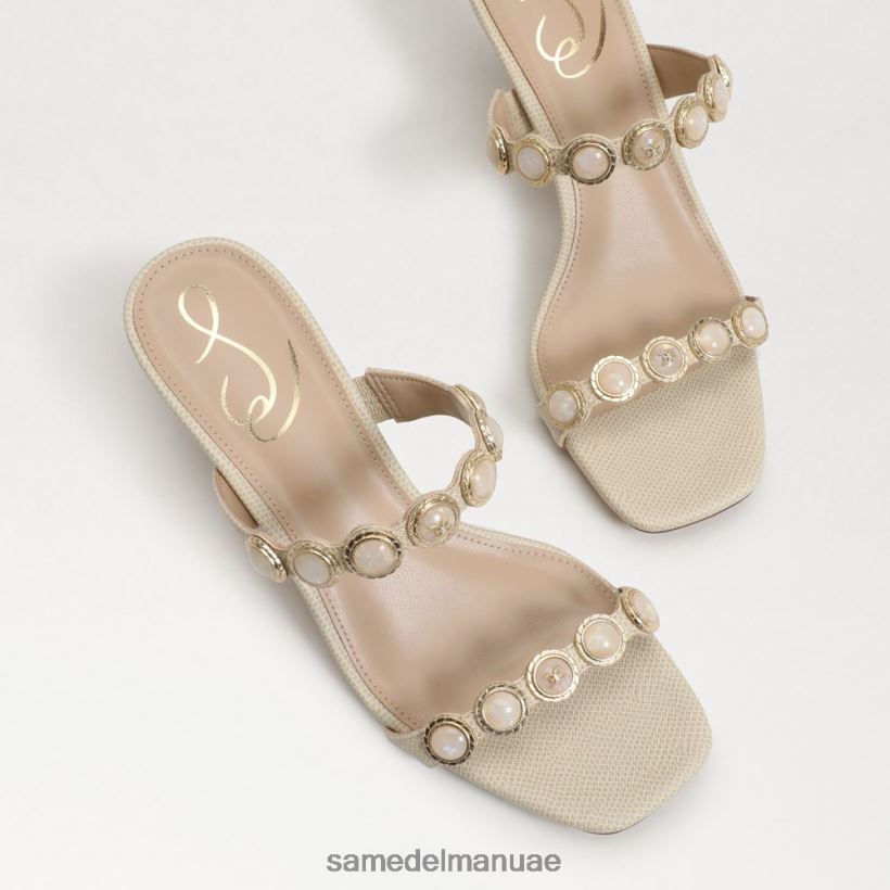كريم الموز أحذية Sam Edelman نحيف بالما هريرة كعب بغل 246L6T493