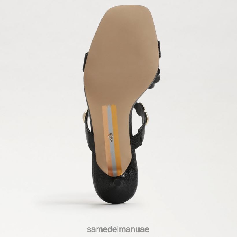 سحلية سوداء أحذية Sam Edelman نحيف بالما هريرة كعب بغل 246L6T494