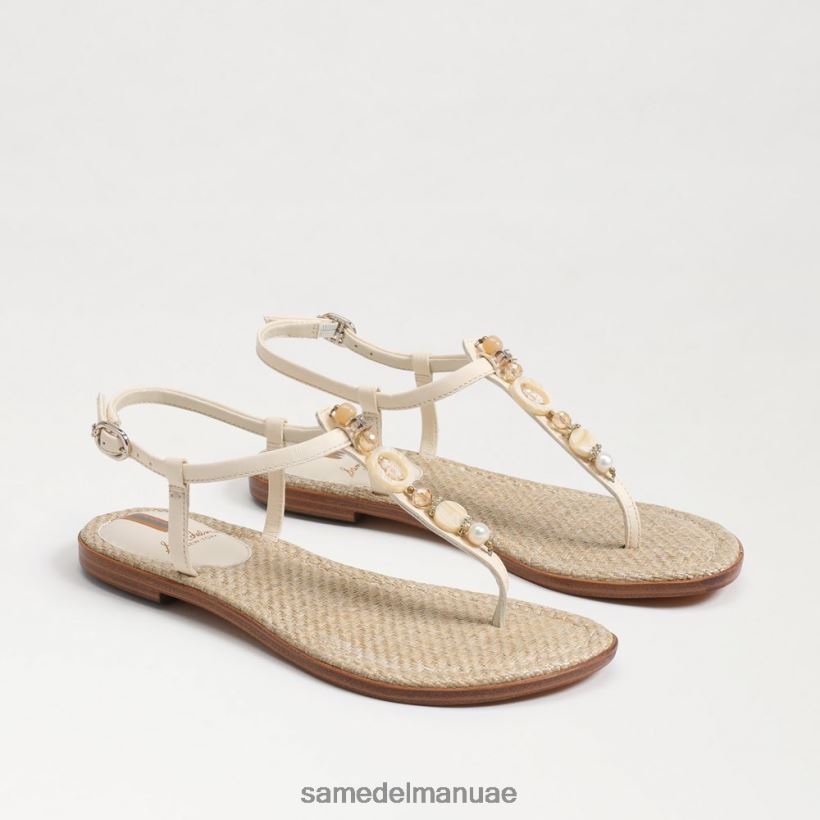 العاج الحديث أحذية Sam Edelman نحيف صندل جيجي ريترو ثونغ 246L6T496