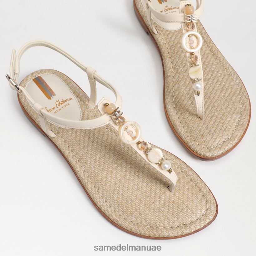 العاج الحديث أحذية Sam Edelman نحيف صندل جيجي ريترو ثونغ 246L6T496