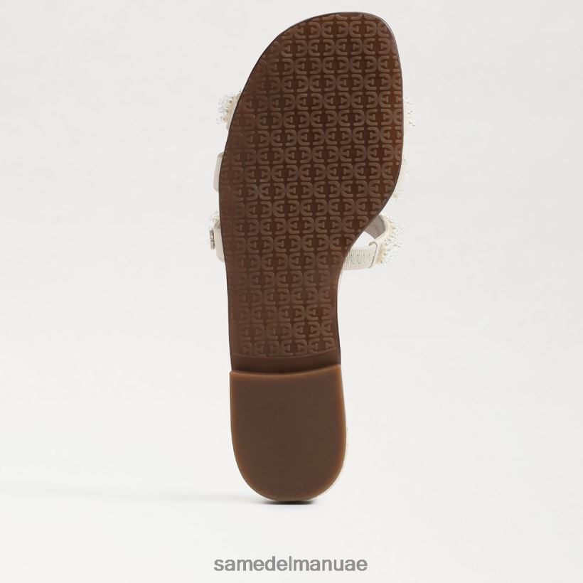 العاج الحديث أحذية Sam Edelman نحيف صندل منزلق من باي بيرلا 246L6T498