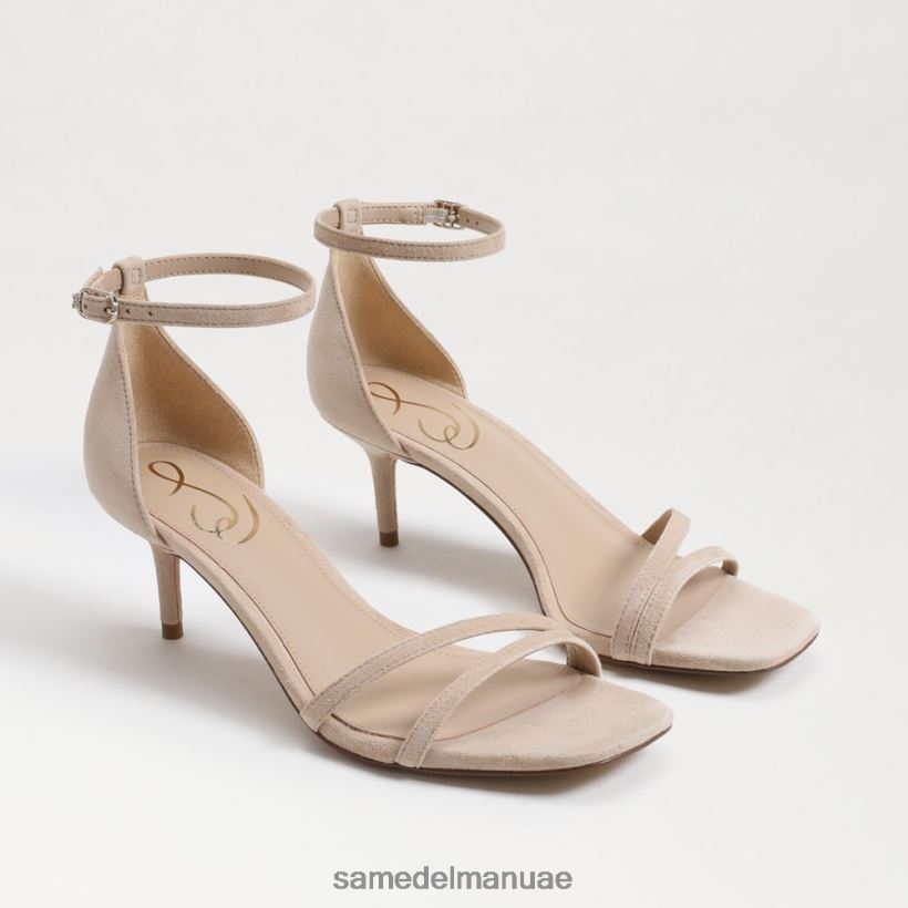 جلد الغزال الذهبي أحذية Sam Edelman نحيف صندل كعب الفاوانيا هريرة 246L6T504