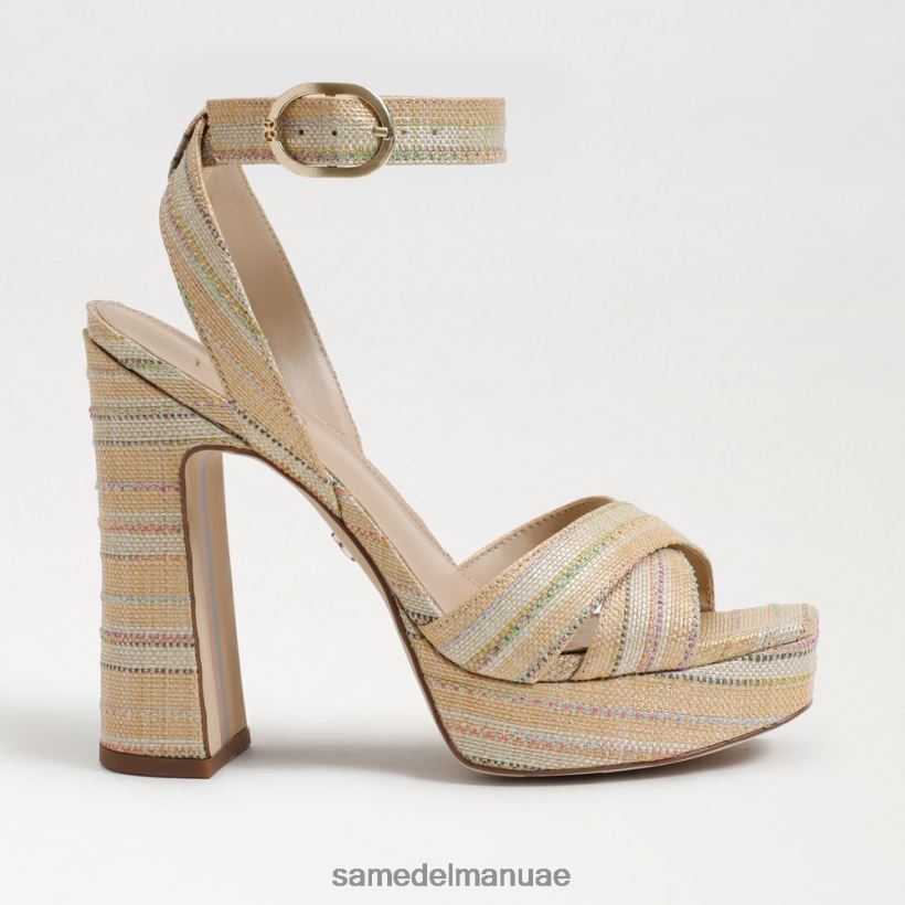 الرافية المتعددة الطبيعية أحذية Sam Edelman نحيف صندل منصة كاينا 246L6T510
