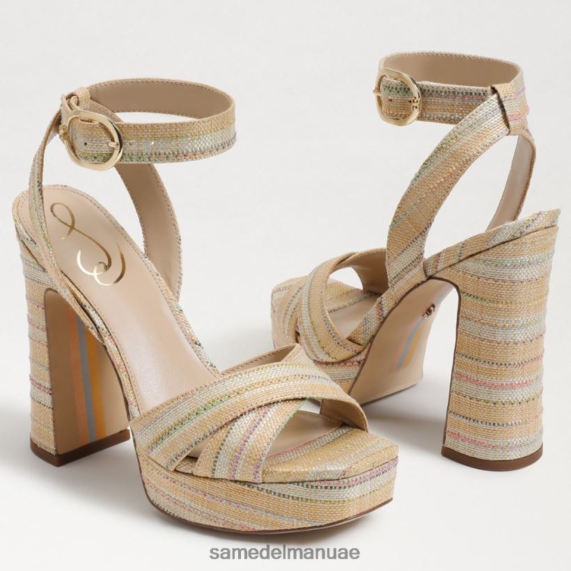 الرافية المتعددة الطبيعية أحذية Sam Edelman نحيف صندل منصة كاينا 246L6T510